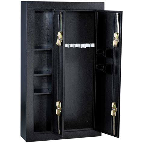 homak security 8-gun black steel security cabinet|homak double door gun cabinet.